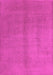 Machine Washable Abstract Pink Contemporary Rug, wshcon1068pnk