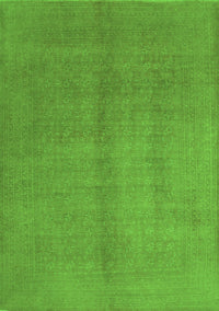 Abstract Green Contemporary Rug, con1068grn