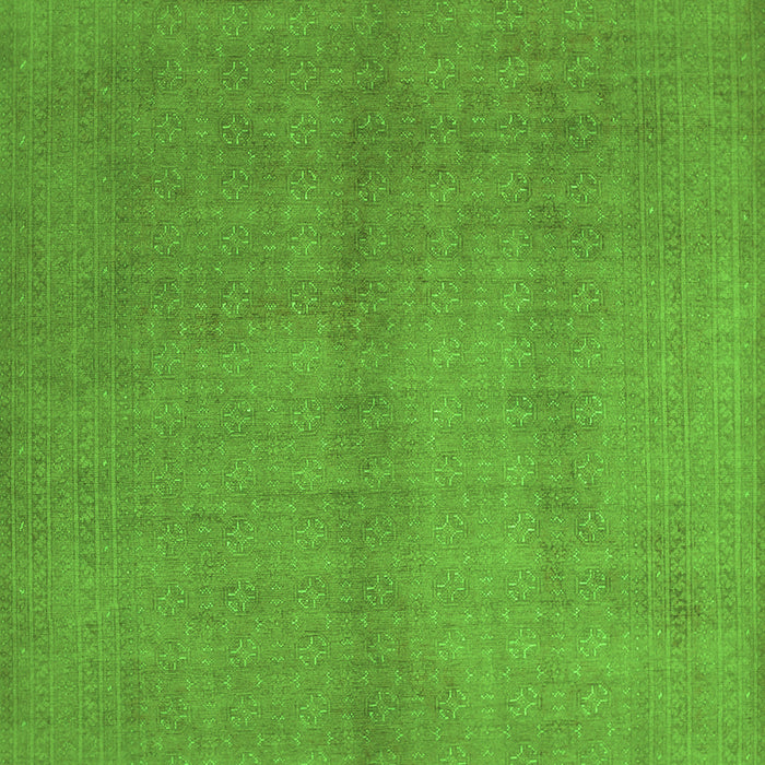 Abstract Green Contemporary Rug, con1068grn