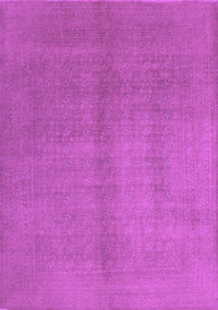 Abstract Purple Contemporary Rug, con1068pur