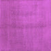 Square Abstract Purple Contemporary Rug, con1068pur