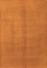 Abstract Orange Contemporary Rug, con1068org