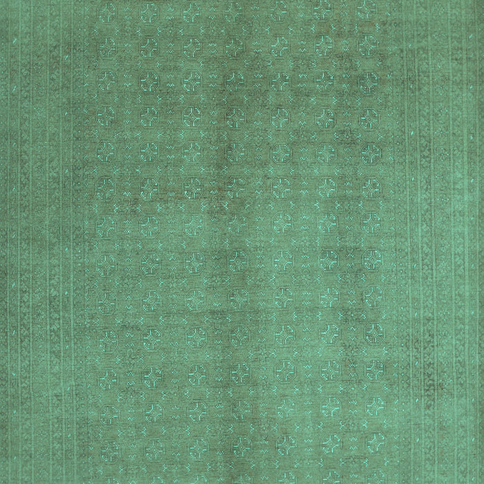 Machine Washable Abstract Turquoise Contemporary Area Rugs, wshcon1068turq