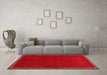 Contemporary Red Washable Rugs