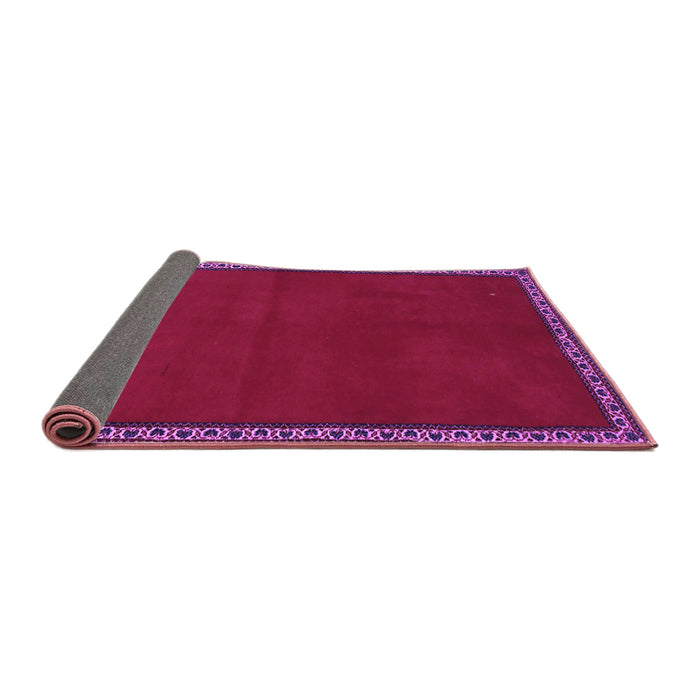 Sideview of Abstract Purple Contemporary Rug, con1069pur