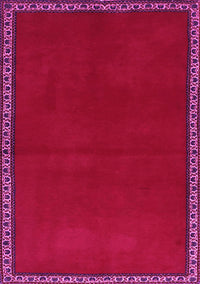 Abstract Pink Contemporary Rug, con1069pnk