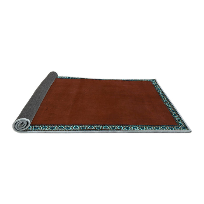 Sideview of Abstract Light Blue Contemporary Rug, con1069lblu