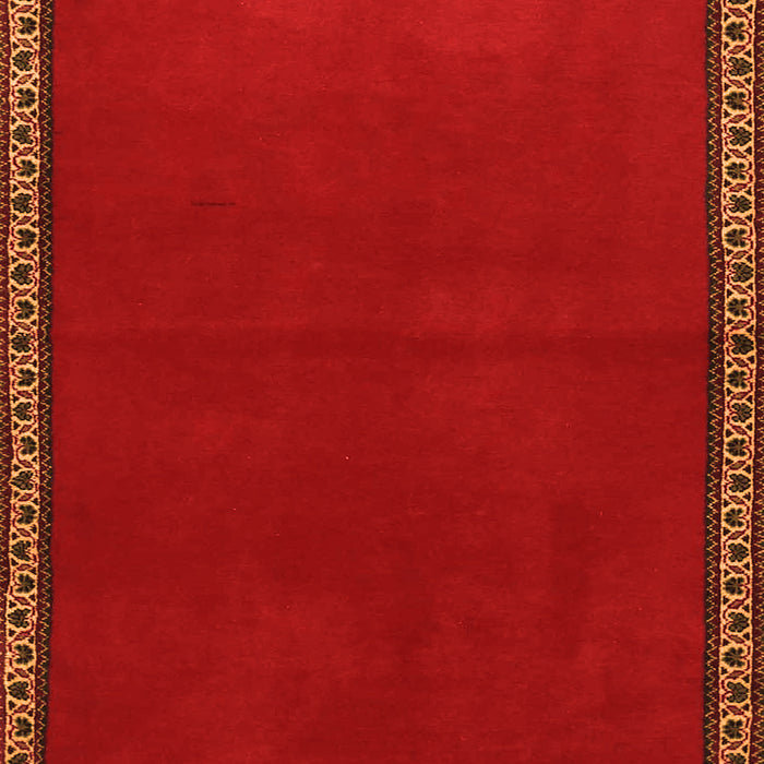 Abstract Orange Contemporary Rug, con1069org