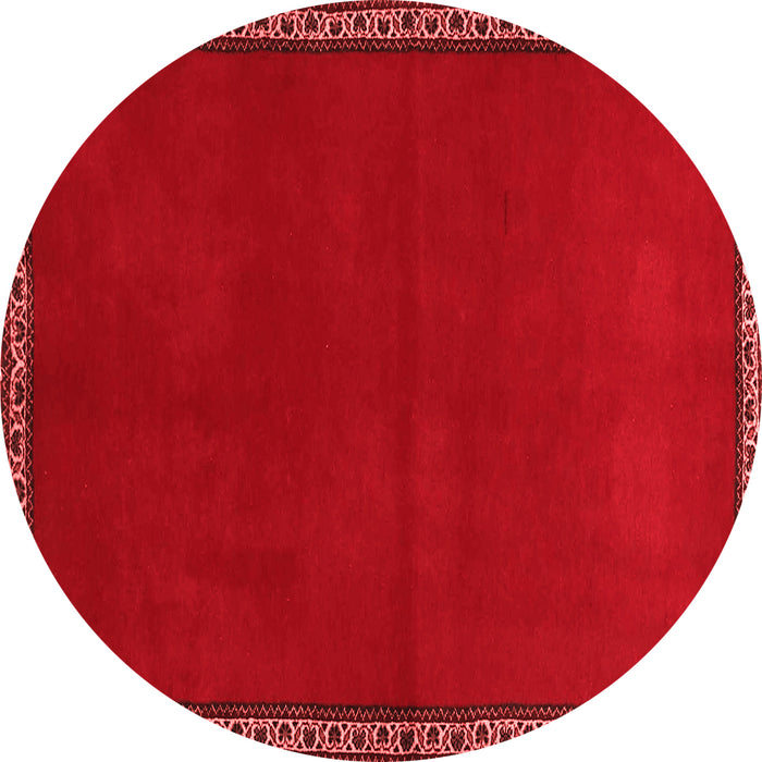 Machine Washable Abstract Red Contemporary Rug, wshcon1069red