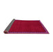 Sideview of Abstract Pink Contemporary Rug, con1069pnk