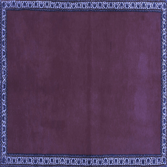 Square Abstract Blue Contemporary Rug, con1069blu