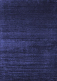 Abstract Blue Contemporary Rug, con106blu