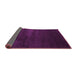 Sideview of Abstract Pink Contemporary Rug, con106pnk