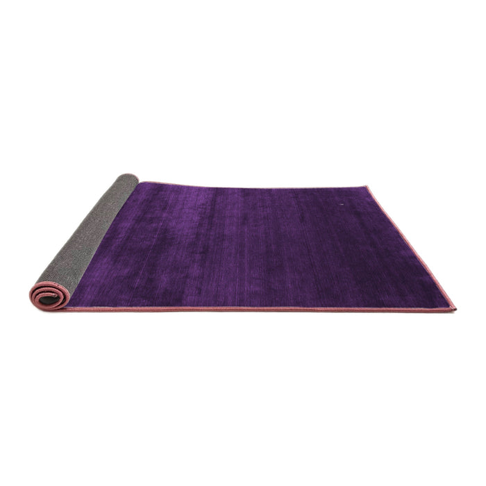 Sideview of Abstract Purple Contemporary Rug, con106pur