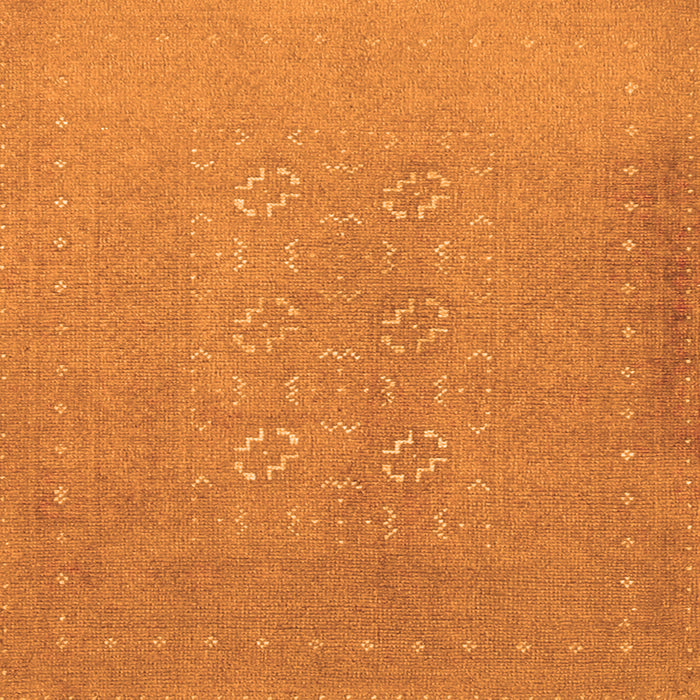 Serging Thickness of Abstract Orange Contemporary Rug, con1070org