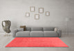 Contemporary Red Washable Rugs