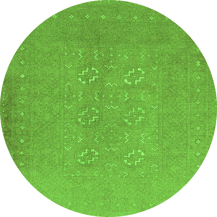 Machine Washable Abstract Green Contemporary Area Rugs, wshcon1070grn
