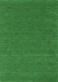 Abstract Emerald Green Contemporary Rug, con1071emgrn