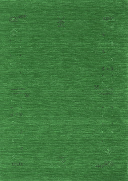 Abstract Emerald Green Contemporary Rug, con1071emgrn