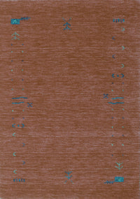 Abstract Turquoise Contemporary Rug, con1071turq