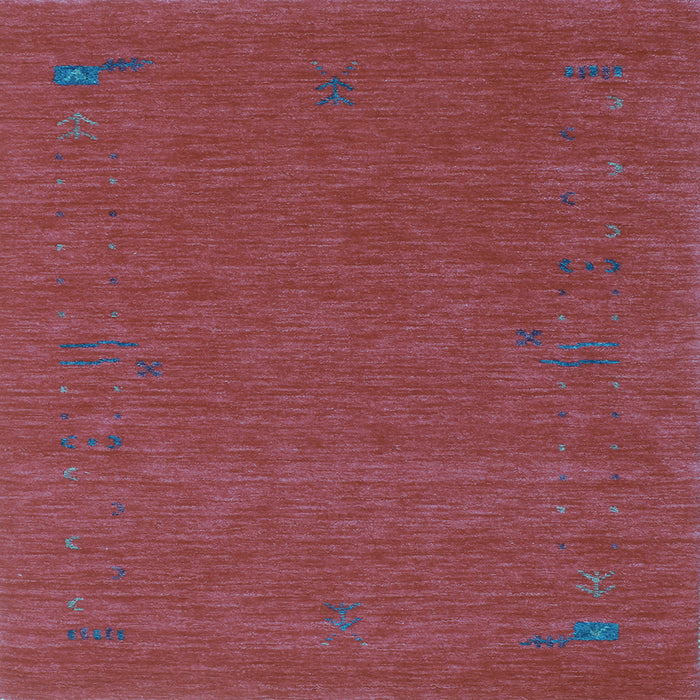 Square Machine Washable Abstract Light Blue Contemporary Rug, wshcon1071lblu