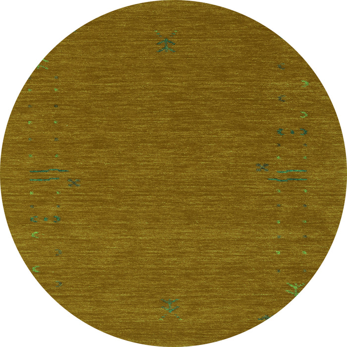 Machine Washable Abstract Green Contemporary Area Rugs, wshcon1071grn