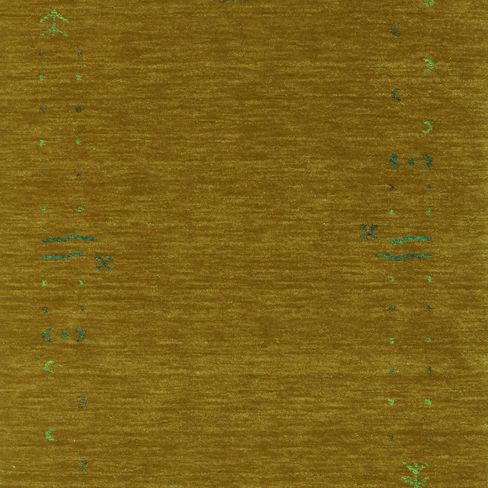 Abstract Green Contemporary Rug, con1071grn