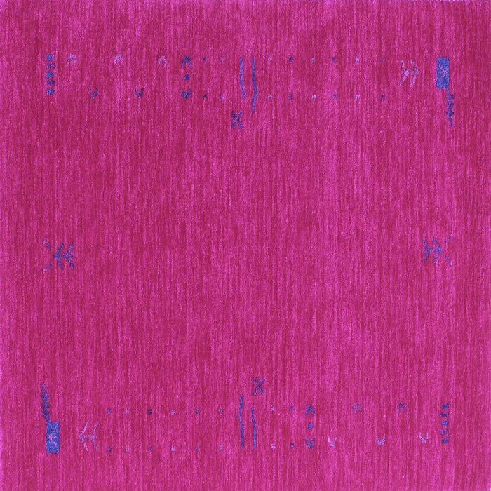 Square Machine Washable Abstract Purple Contemporary Area Rugs, wshcon1071pur