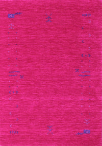 Abstract Pink Contemporary Rug, con1071pnk