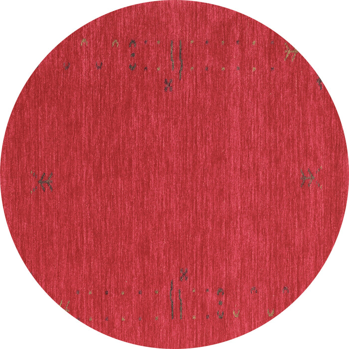 Round Machine Washable Abstract Brown Contemporary Rug, wshcon1071brn