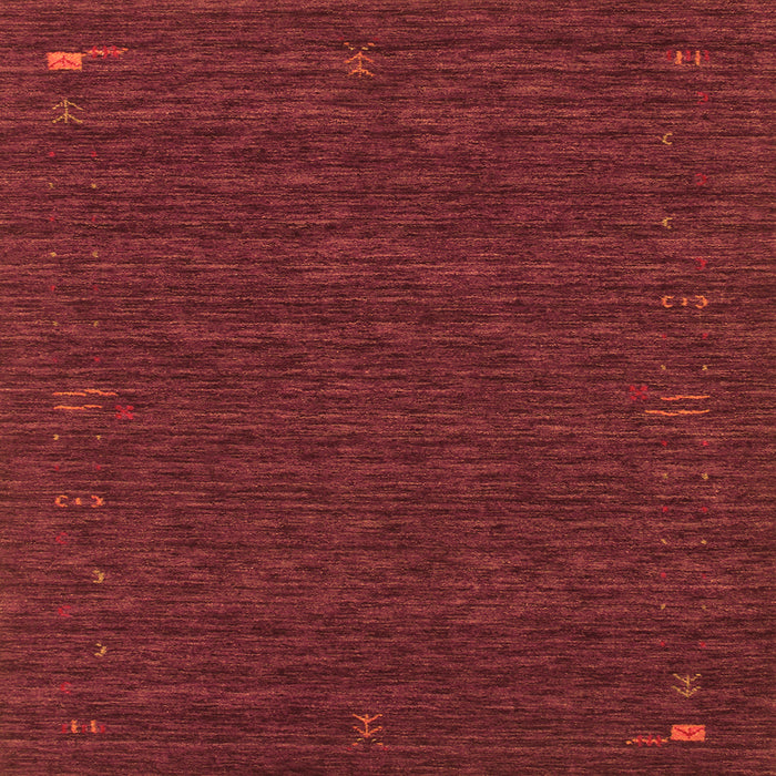Serging Thickness of Abstract Orange Contemporary Rug, con1072org