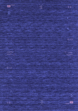 Abstract Blue Contemporary Rug, con1072blu