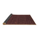 Sideview of Abstract Brown Contemporary Rug, con1072brn