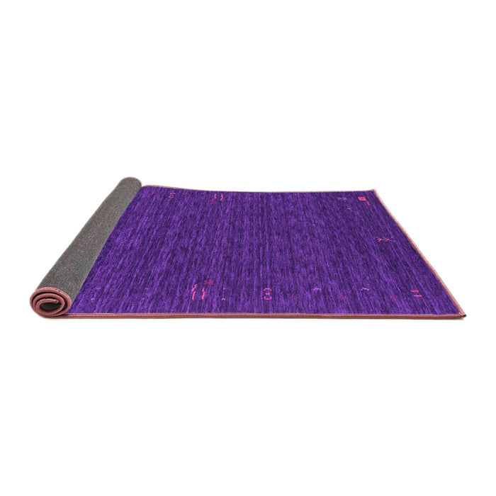 Sideview of Abstract Purple Contemporary Rug, con1072pur