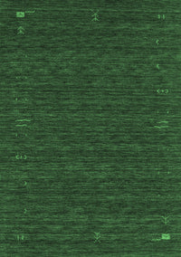 Abstract Emerald Green Contemporary Rug, con1072emgrn