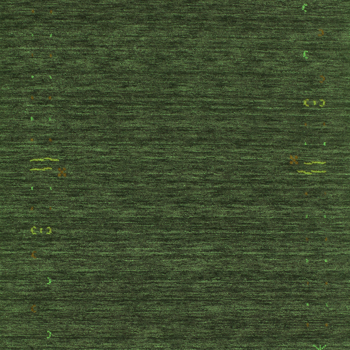 Serging Thickness of Machine Washable Abstract Green Contemporary Area Rugs, wshcon1072grn