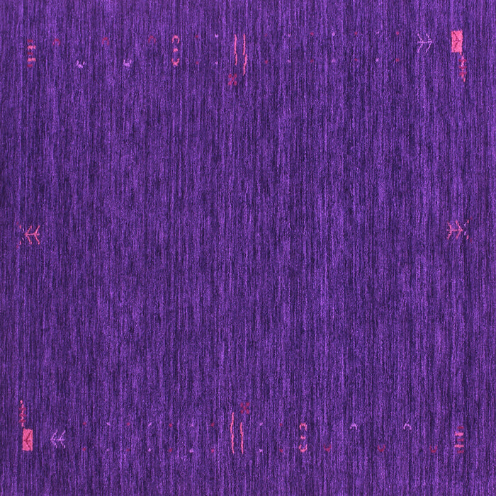 Square Machine Washable Abstract Purple Contemporary Area Rugs, wshcon1072pur