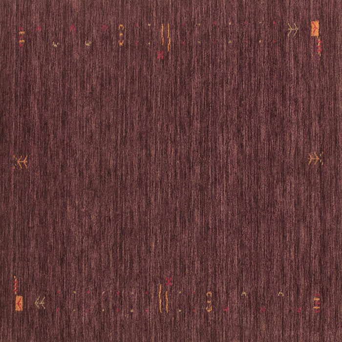 Square Abstract Brown Contemporary Rug, con1072brn