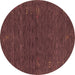 Round Machine Washable Abstract Brown Contemporary Rug, wshcon1073brn