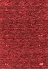 Abstract Red Contemporary Rug, con1073red