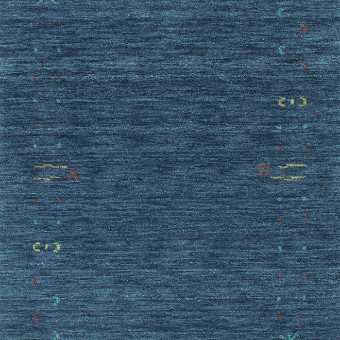 Abstract Turquoise Contemporary Rug, con1073turq