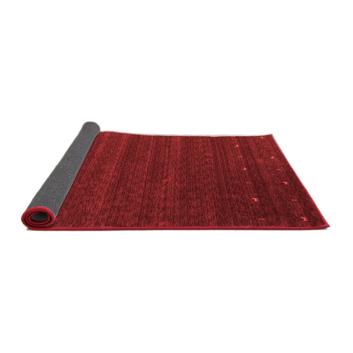 Abstract Red Contemporary Area Rugs