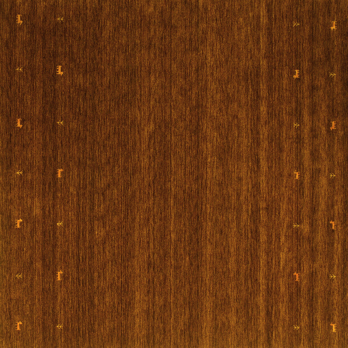 Square Machine Washable Abstract Yellow Contemporary Rug, wshcon1074yw