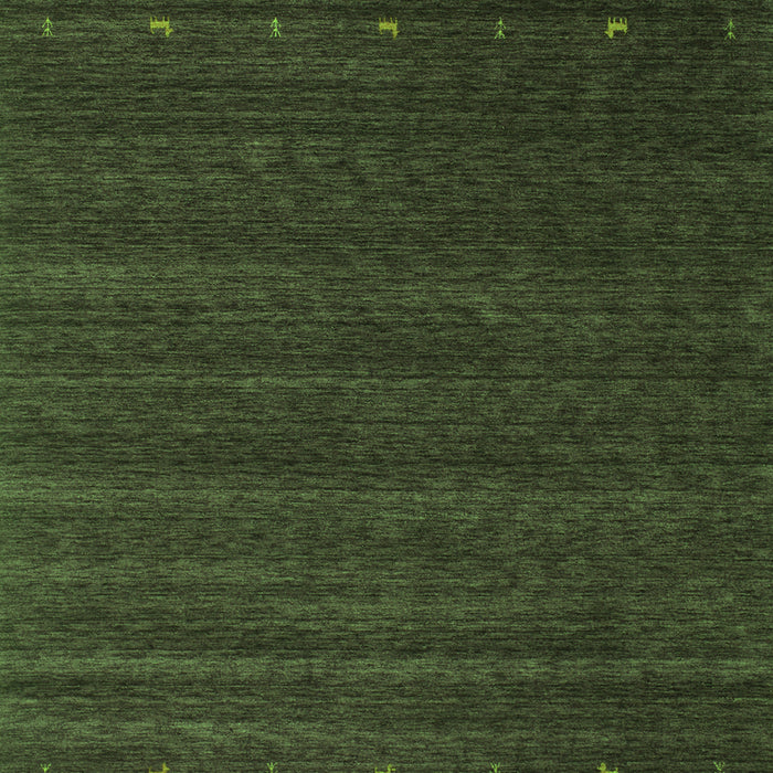 Serging Thickness of Machine Washable Abstract Green Contemporary Area Rugs, wshcon1074grn