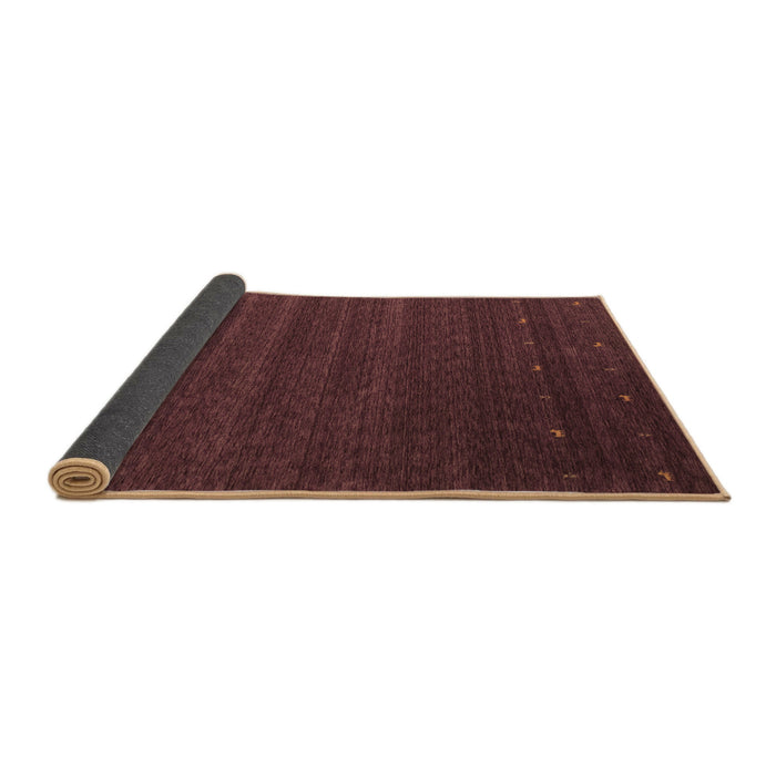 Sideview of Abstract Brown Contemporary Rug, con1074brn