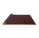 Sideview of Abstract Brown Contemporary Rug, con1074brn