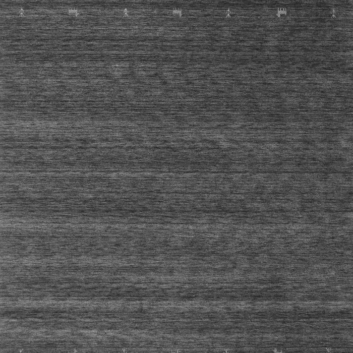 Serging Thickness of Machine Washable Abstract Gray Contemporary Rug, wshcon1074gry