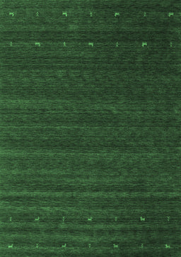 Abstract Emerald Green Contemporary Rug, con1074emgrn