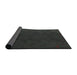 Thickness of Contemporary Charcoal Black Modern Rug, con1075