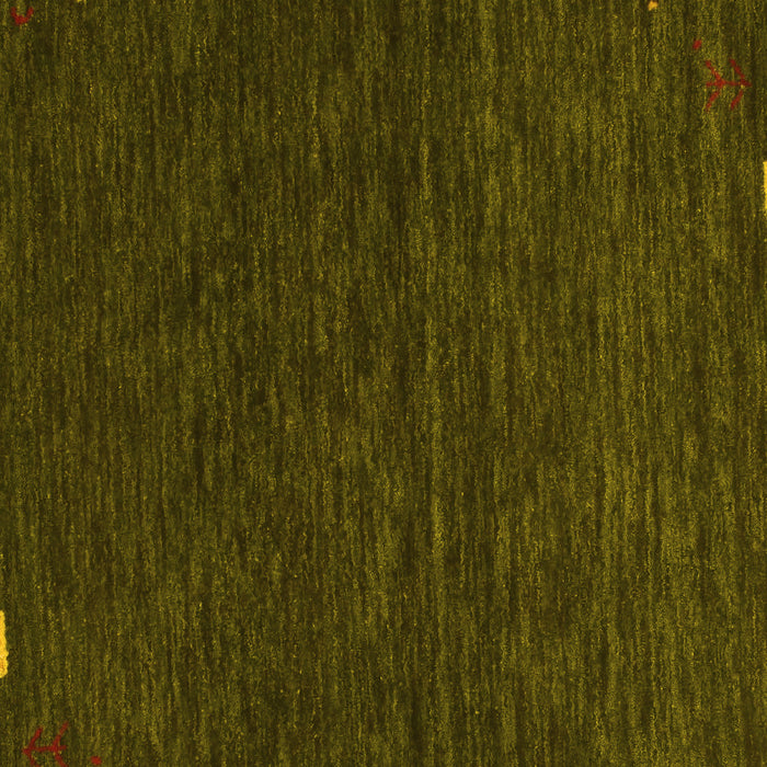 Abstract Yellow Contemporary Rug, con1075yw